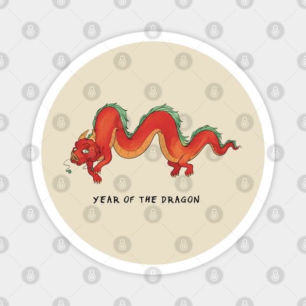 Year of The Dragon - Original Magnet by Underdog Artstudio